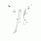 Схема вузла: Підставка для Kawasaki ZR400 Zephyr X