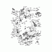 Схема вузла: Кріплення двигуна для Kawasaki EN650 Vulcan S ABS