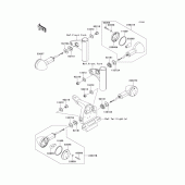 Схема вузла: Поворотники для Kawasaki EJ800 W800