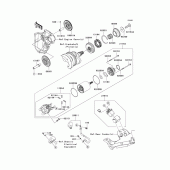 Схема узла: Starter motor для Kawasaki ZX600 Ninja ZX-6R