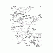 Схема узла: Cowling(upper) для Kawasaki ZX1000 Z1000SX