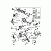 Схема вузла: Електроустаткування для Kawasaki KLZ1000 Versys 1000 LT