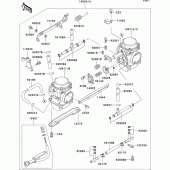 Схема вузла: Карбюратор(1/2) для Kawasaki KLE500