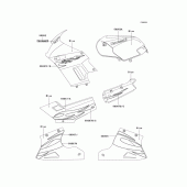 Схема вузла: Decals(blue)(f6f) для Kawasaki EX250 Ninja 250