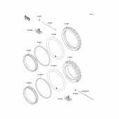 Схема вузла: Шини для Kawasaki KLX650 KLX650