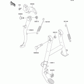 Схема вузла: Stand(s) для Kawasaki EX500 EX500