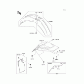 Схема узла: Крыло для Kawasaki KX65
