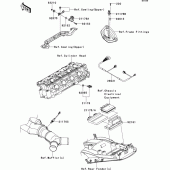 Схема вузла: Fuel injection для Kawasaki ZX1400 ZZR1400 ABS