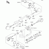 Схема вузла: Поворотники для Kawasaki VN800 Vulcan 800 Drifter