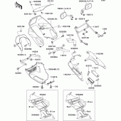 Схема узла: Cowling(1/2) для Kawasaki ZX600 ZZ-R600