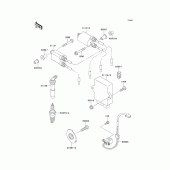 Схема вузла: Ignition system для Kawasaki ZX600 ZZ-R600