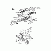 Схема узла: Заднее крыло для Kawasaki ZX1000 Ninja H2R