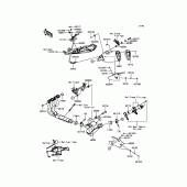 Схема вузла: Вихлопна система для Kawasaki ZX636 Ninja ZX-6R