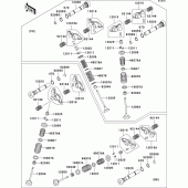 Схема вузла: Клапан(и) для Kawasaki VN1500 VN1500 Mean Streak
