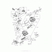 Схема узла: Воздушный фильтр для Kawasaki ZX1000 Ninja ZX-10R