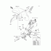 Схема узла: Переднее крыло для Kawasaki ZX1400 Ninja ZX-14R