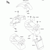 Схема узла: Крыло для Kawasaki EX250 ZZR250