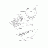 Схема вузла: Decals(ccf) для Kawasaki KLX110 KLX110