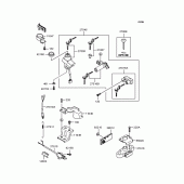 Схема вузла: Замок запалювання для Kawasaki ZR400 Zephyr X