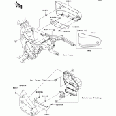 Схема вузла: Side covers для Kawasaki VN1600 VN1600 Classic