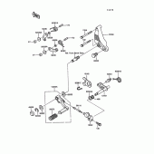 Схема вузла: Перемикач передач для Kawasaki ZG1000 1000GTR
