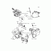 Схема вузла: Fuel Injection для Kawasaki KLX250 KLX250