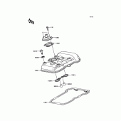 Схема узла: Клапанная крышка для Kawasaki EX300 Ninja 300 ABS