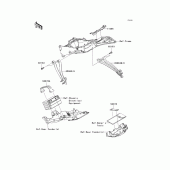 Схема узла: Frame fittings(rear) для Kawasaki ZX600 Ninja ZX-6R