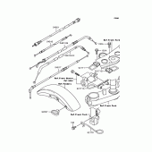 Схема узла: Тросики для Kawasaki ZR1200 ZRX1200S