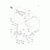 Схема вузла: Taillight(s) для Kawasaki ZX1100 Ninja ZX-11