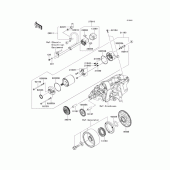 Схема вузла: Стартер електричний & Привід стартера для Kawasaki ER400 ER-4N