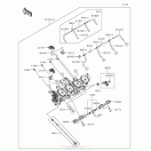 Схема вузла: Throttle для Kawasaki ZX1000 Ninja 1000 ABS