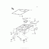 Схема вузла: Oil Pan для Kawasaki ER650 Z650