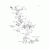 Схема вузла: Battery case для Kawasaki VN2000 VN2000 Classic