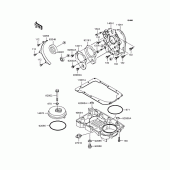 Схема вузла: Масляний піддон для Kawasaki ZR400 Zephyr X