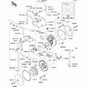 Схема вузла: Air cleaner(1/2) для Kawasaki VN1500 VN1500 Drifter