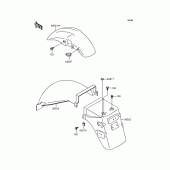 Схема вузла: Крило для Kawasaki EX400 EX-4