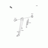 Схема вузла: Підставка для Kawasaki ZR400 ZRX-II