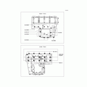 Схема узла: Болты картера двигателя для Kawasaki ZR750 Z750S