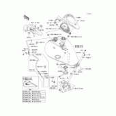 Схема узла: Топливный бак(1/2)(dcf-def) для Kawasaki VN900 Vulcan 900 Classic LT