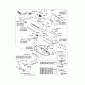 Схема вузла: Saddlebags(1/2)(side bag) для Kawasaki VN1700 Vulcan 1700 Voyager ABS
