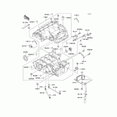 Схема узла: Картер двигателя для Kawasaki ZX600 Ninja ZX-6