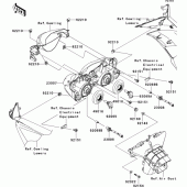 Схема вузла: Headlight(s) для Kawasaki ZX600 Ninja ZX-6R