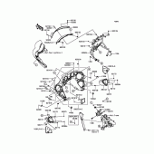 Схема вузла: Cowling(Inner) для Kawasaki VN1700 Vulcan 1700 Voyager Custom ABS
