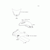 Схема узла: Decals(ebony)(caf) для Kawasaki EX650 Ninja 650