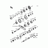 Схема вузла: Balancer для Kawasaki ZX900 GPZ900R