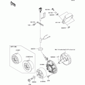 Схема вузла: Генератор для Kawasaki KX125