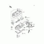 Схема вузла: Meter(s) для Kawasaki ZX600 Ninja ZX-6