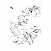 Схема вузла: Поворотники для Kawasaki ZX1000 Z1000SX ABS