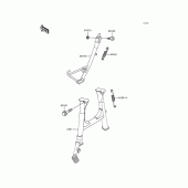 Схема узла: Подставка для Kawasaki ZG1000 Concours